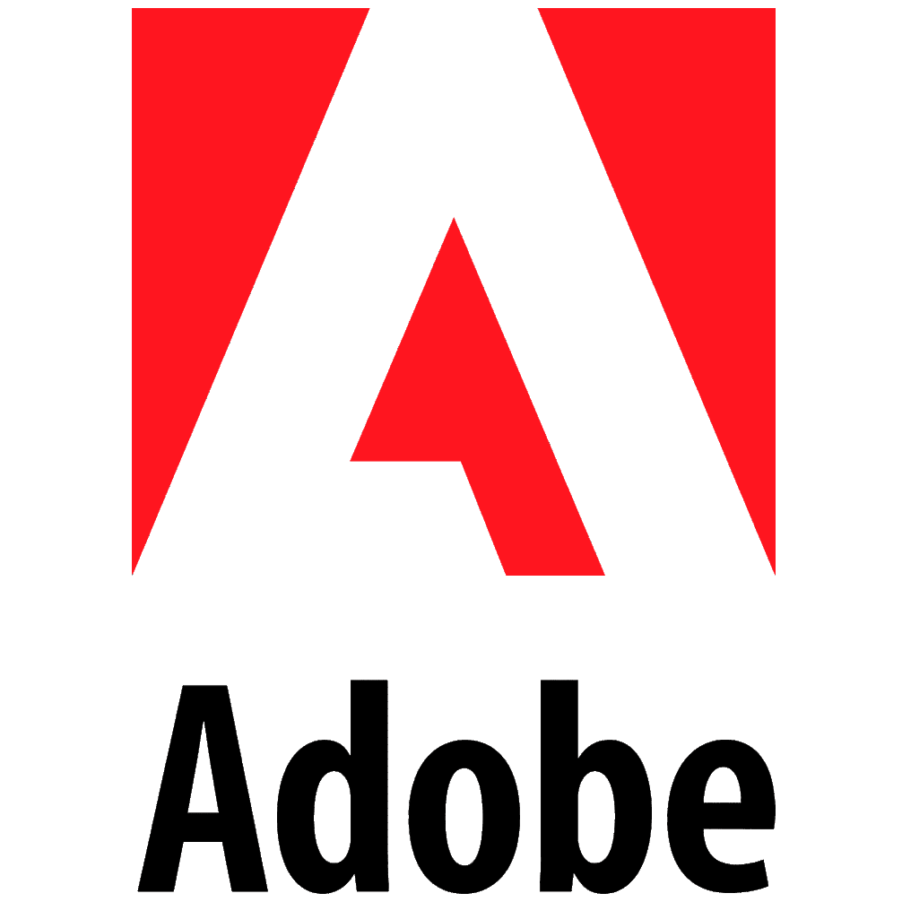Logo der Softwaremarke Adobe, welches als Quelle für Bildmaterialien verwendet wurde
